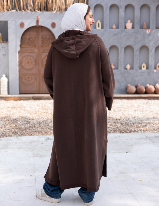 Modest long hoodie