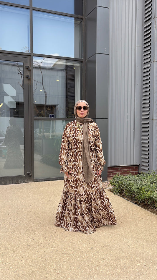 Cotton viscose dress