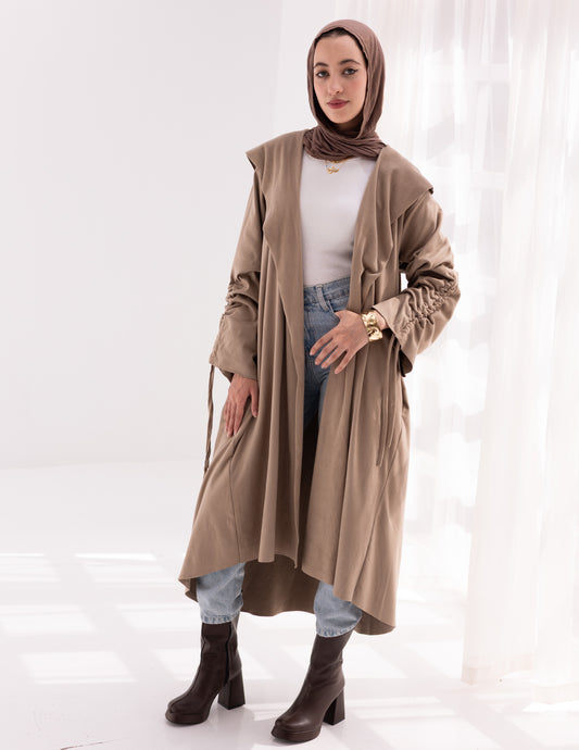 Fleece warm cardigan