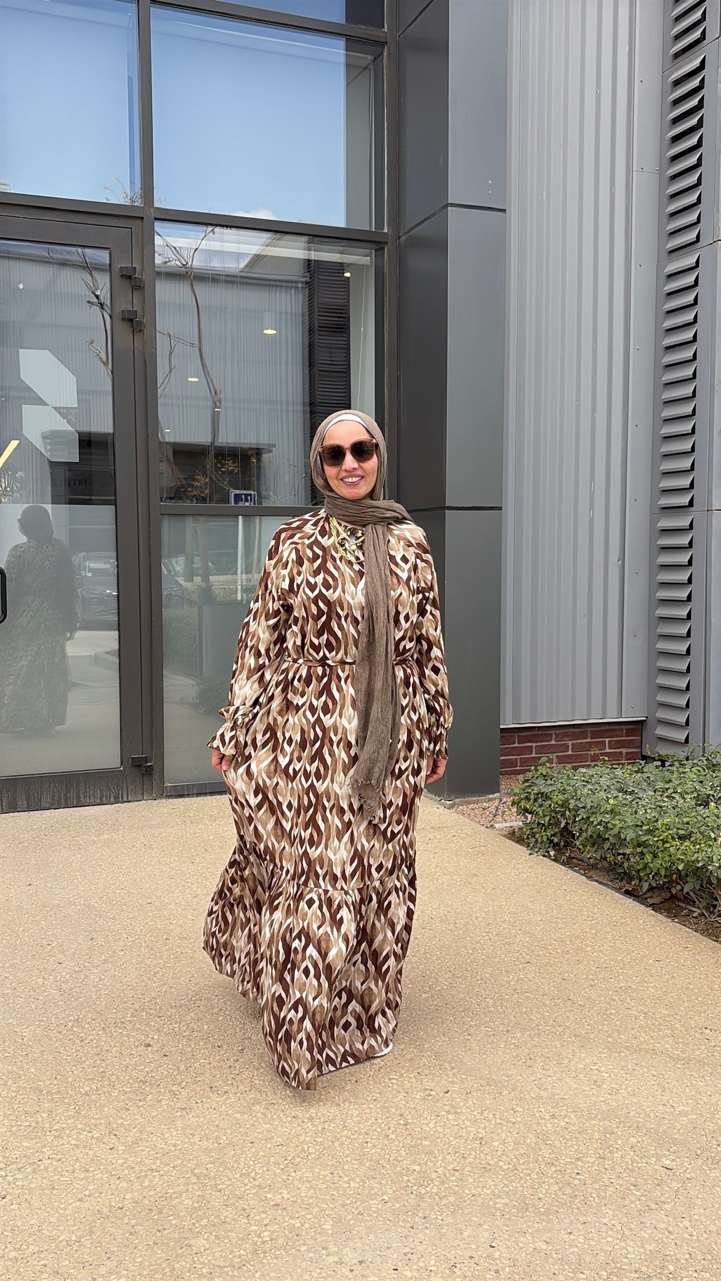 Cotton viscose dress
