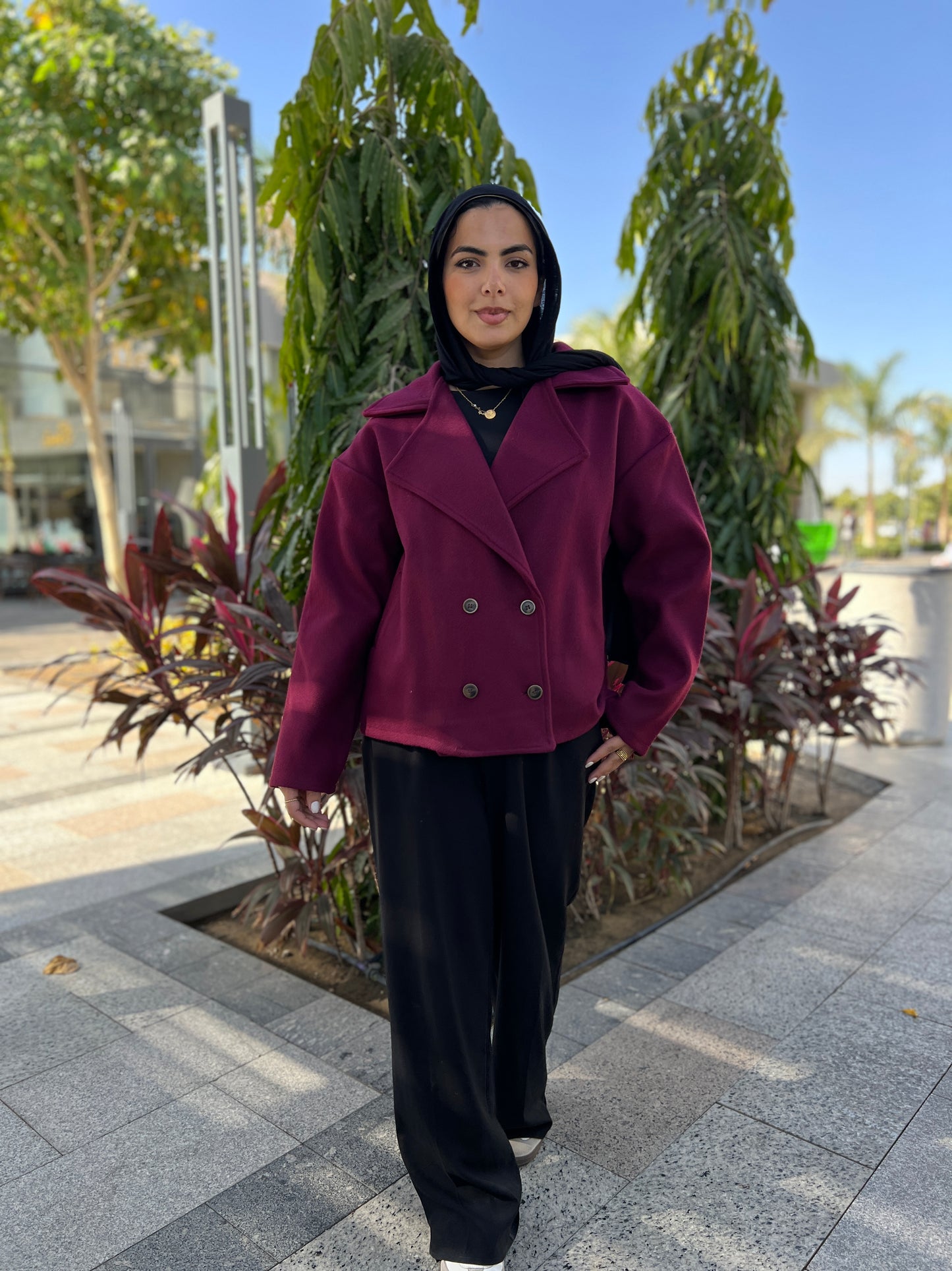 Burgundy Jacket