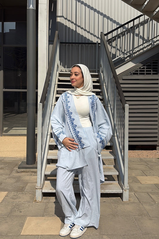 Embroidery linen set