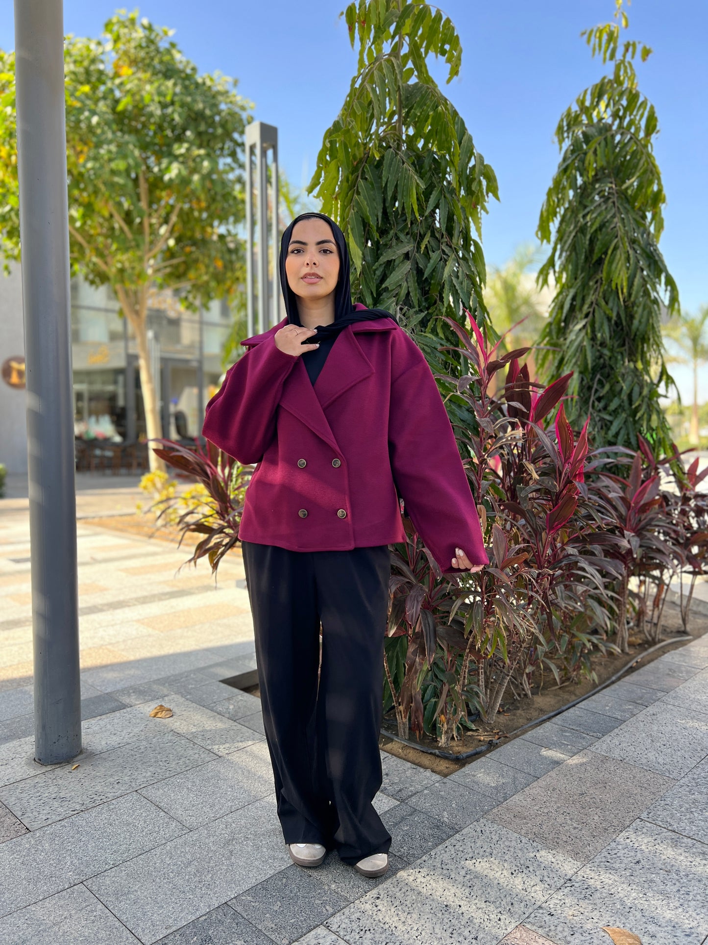Burgundy Jacket