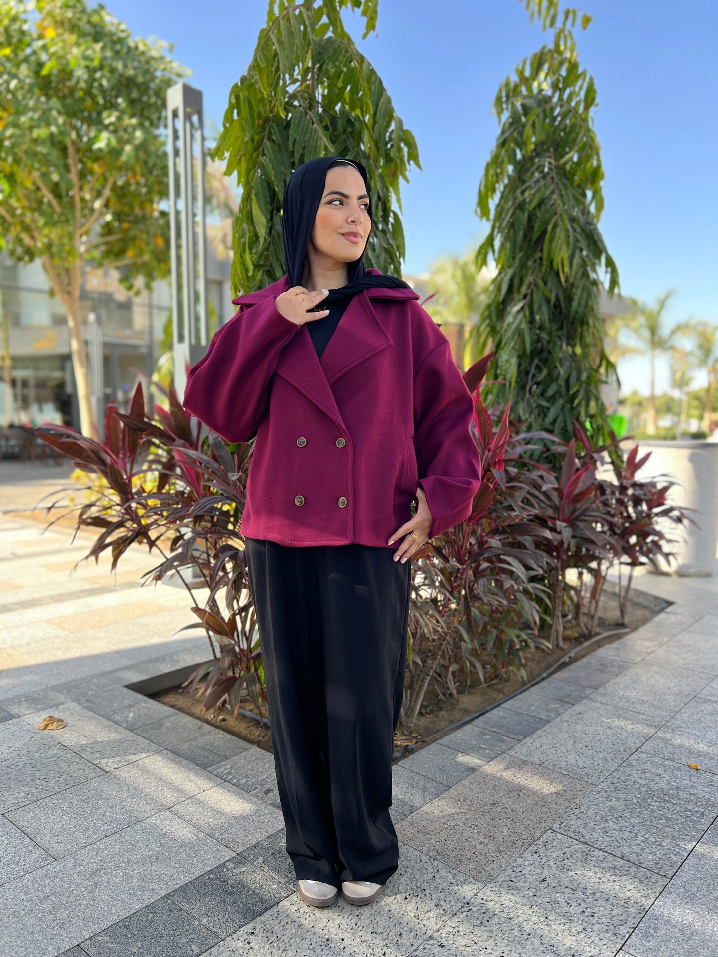 Burgundy Jacket