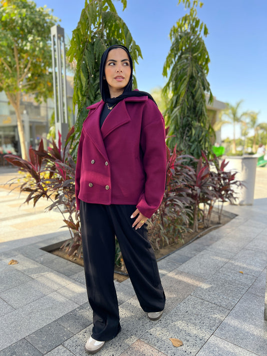 Burgundy Jacket