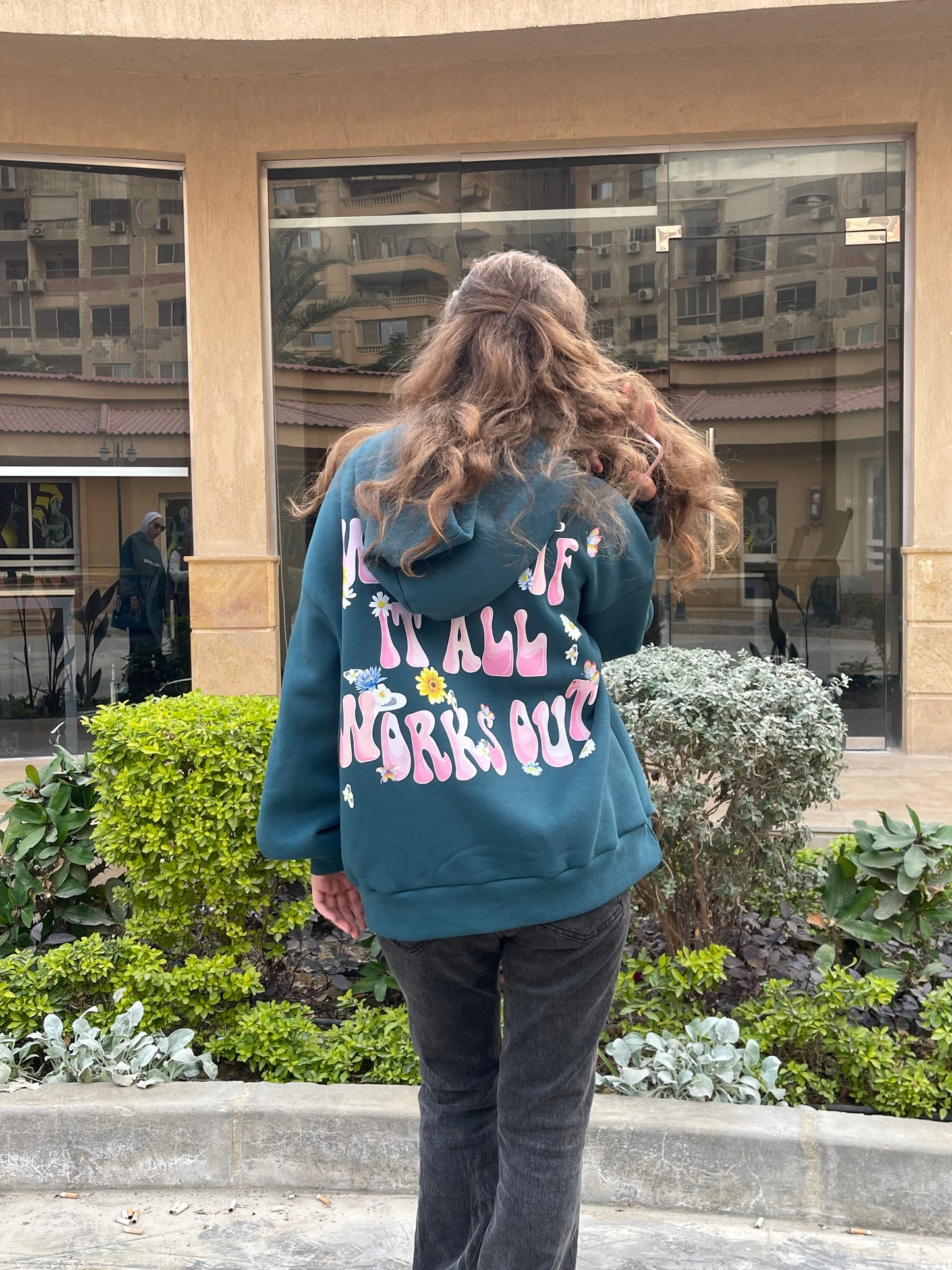 Printed hoodie