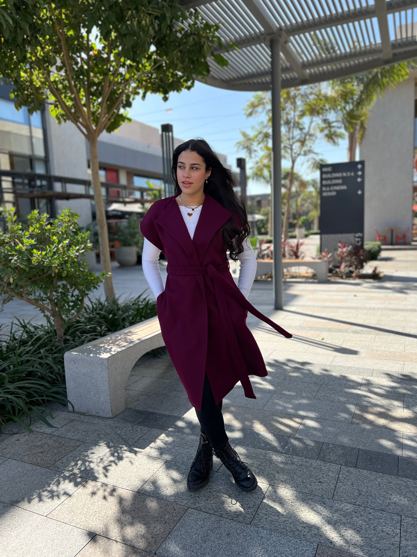 Burgundy Vest