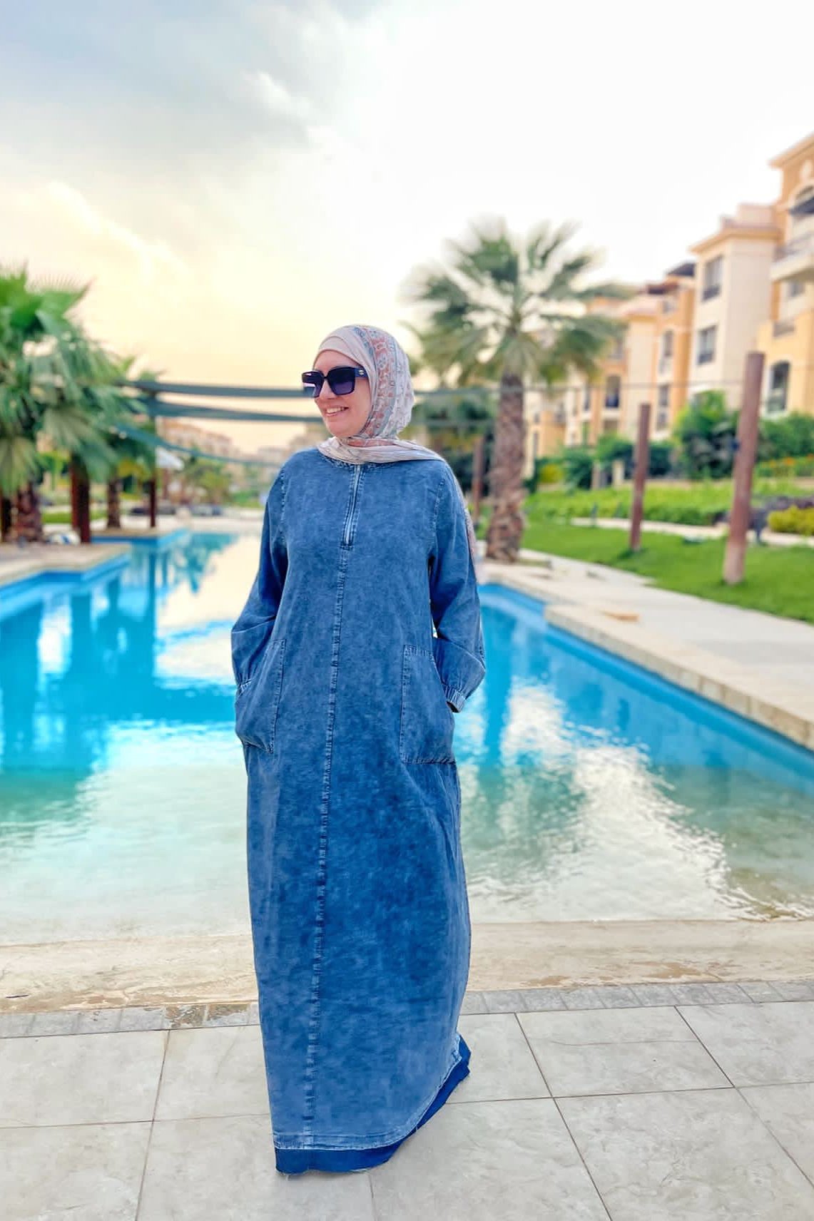 Denim dress